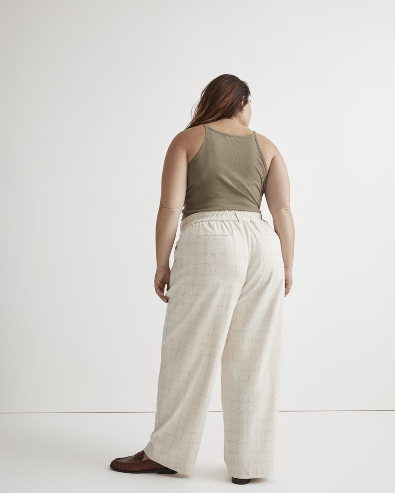 Madewell windowpane pants clearance